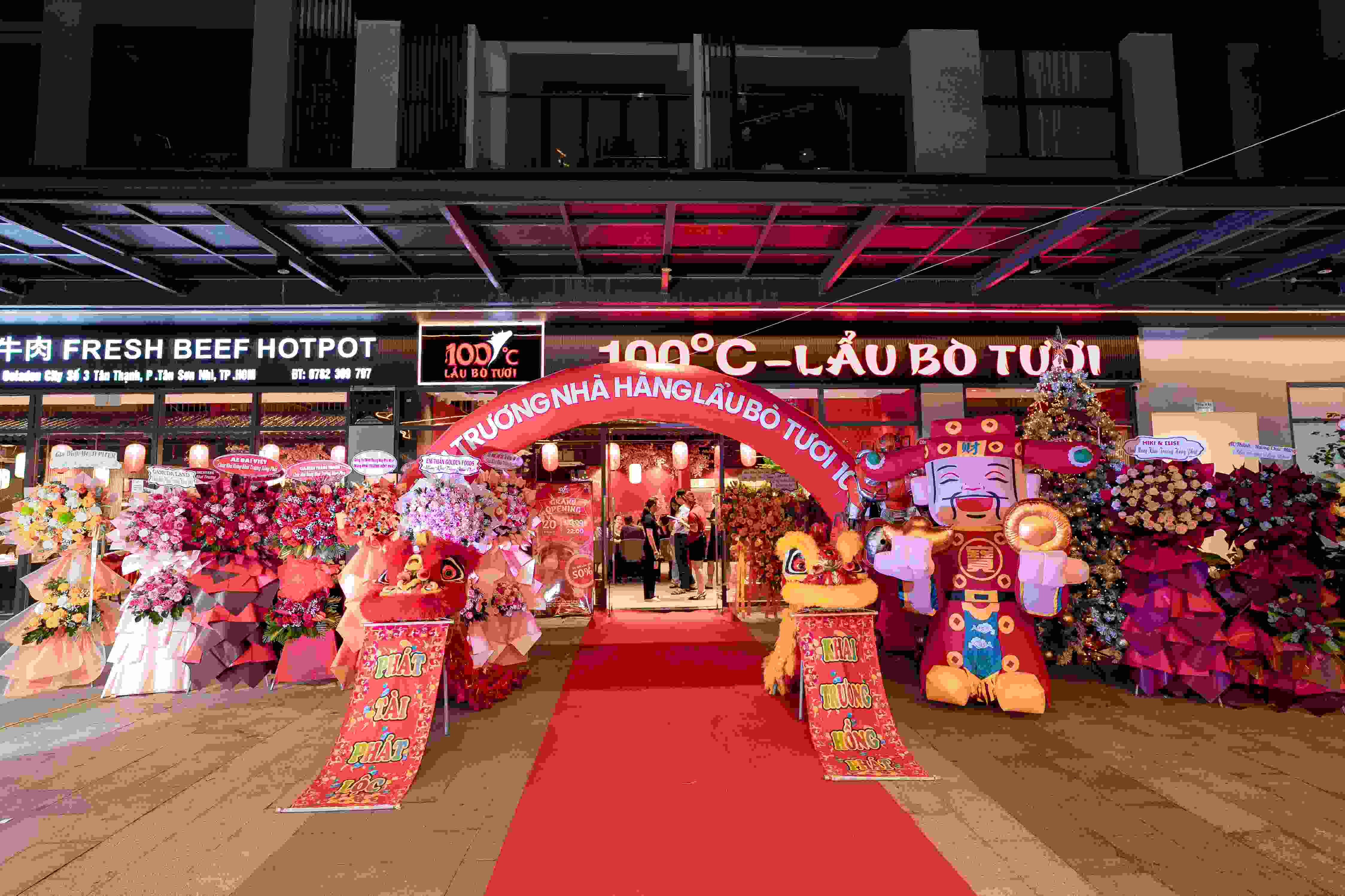 NHÀ HÀNG LẨU BÒ TƯƠI 100 ĐỘ C cần rửa chén, tạp vụ, phục vụ, tiếp thực